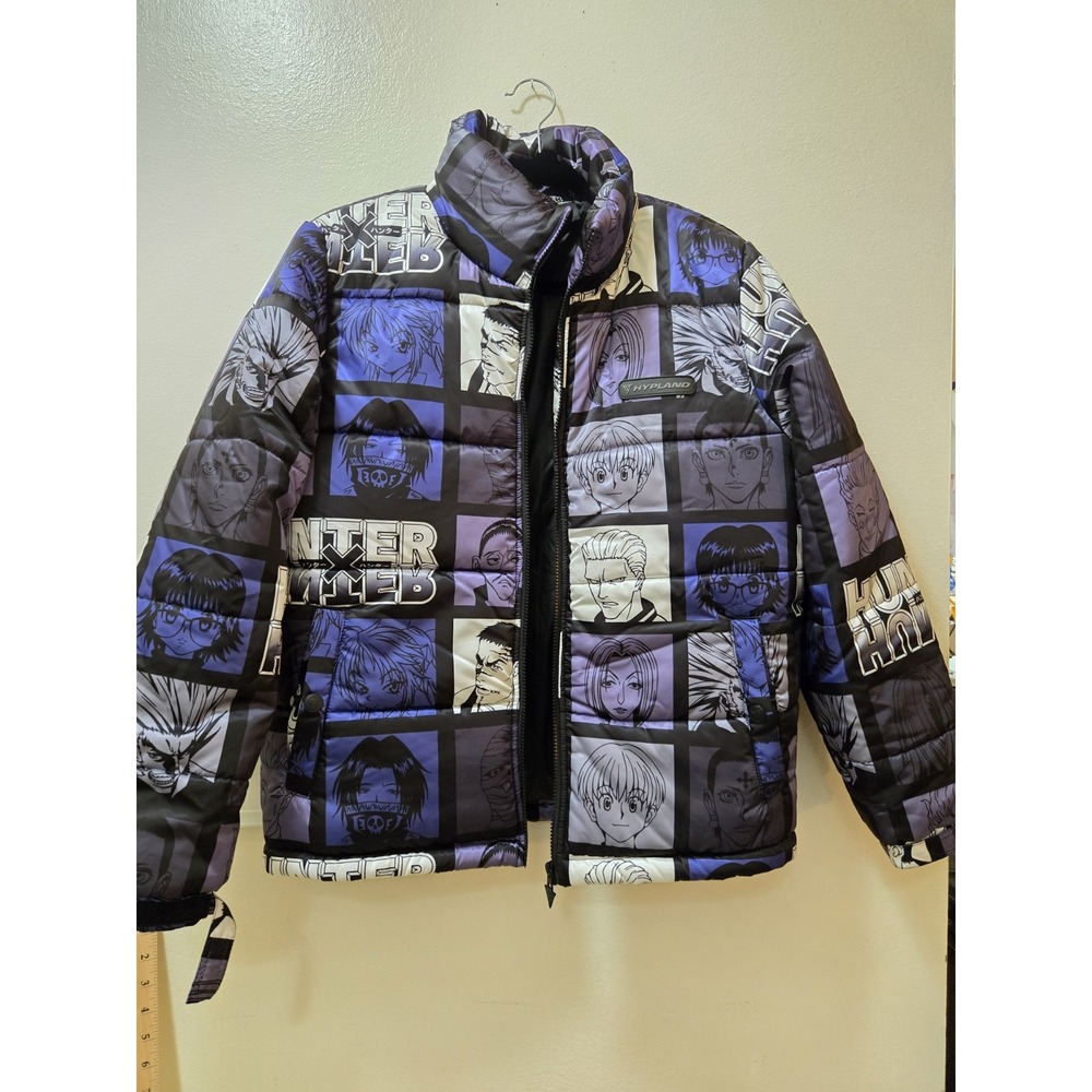 HYPLAND Hunter x Hunter Puffer Jacket Anime Mens Jacket
